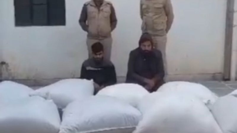 स्लीपर बस में पकड़ा 38 लाख का डोडा पोस्त: पुलिस ने बस की डिग्गी से किया बरामद, ड्राइवर और कंडेक्टर दोनों गिरफ्तार