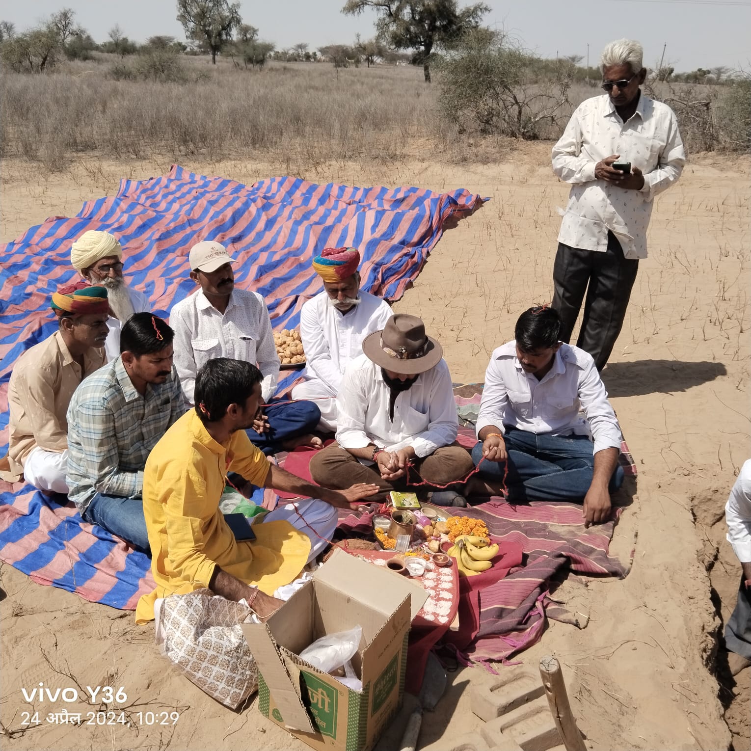 सारूंडा गांव में बनेगा राव मंडला का स्मारक, 3 छतरियों का होगा निर्माण, भूमि पूजन किया