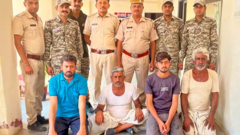 पुलिस के साथ मारपीट के मामले में 5 गिरफ्तारः थाने की जमीन को लेकर था विवाद, SHO को जमीन पर गिराकर दबोच ली थी गर्दन