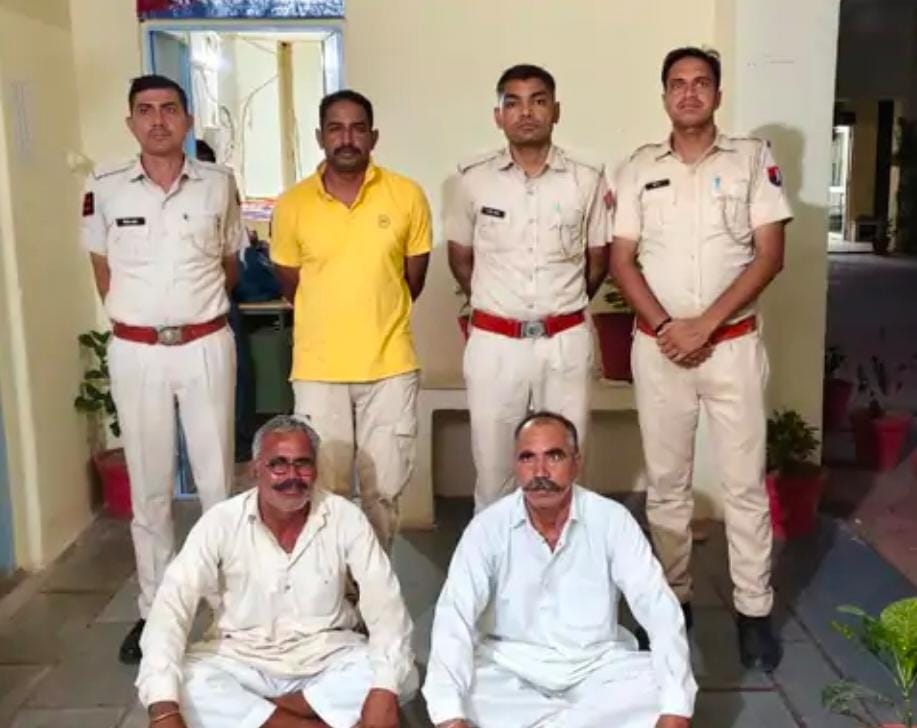 जानलेवा हमला व मारपीट के दो आरोपी गिरफ्तारः हिम्मटसर गांव का मामला, नोखा पुलिस को अन्य आरोपियों की तलाश