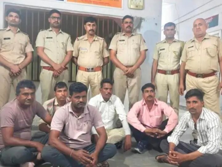 जसरासर में जुआ खेलते हुए 6 गिरफ्तारः 16 हजार की जुआ राशि जब्त, जसरासर पुलिस की कार्रवाई