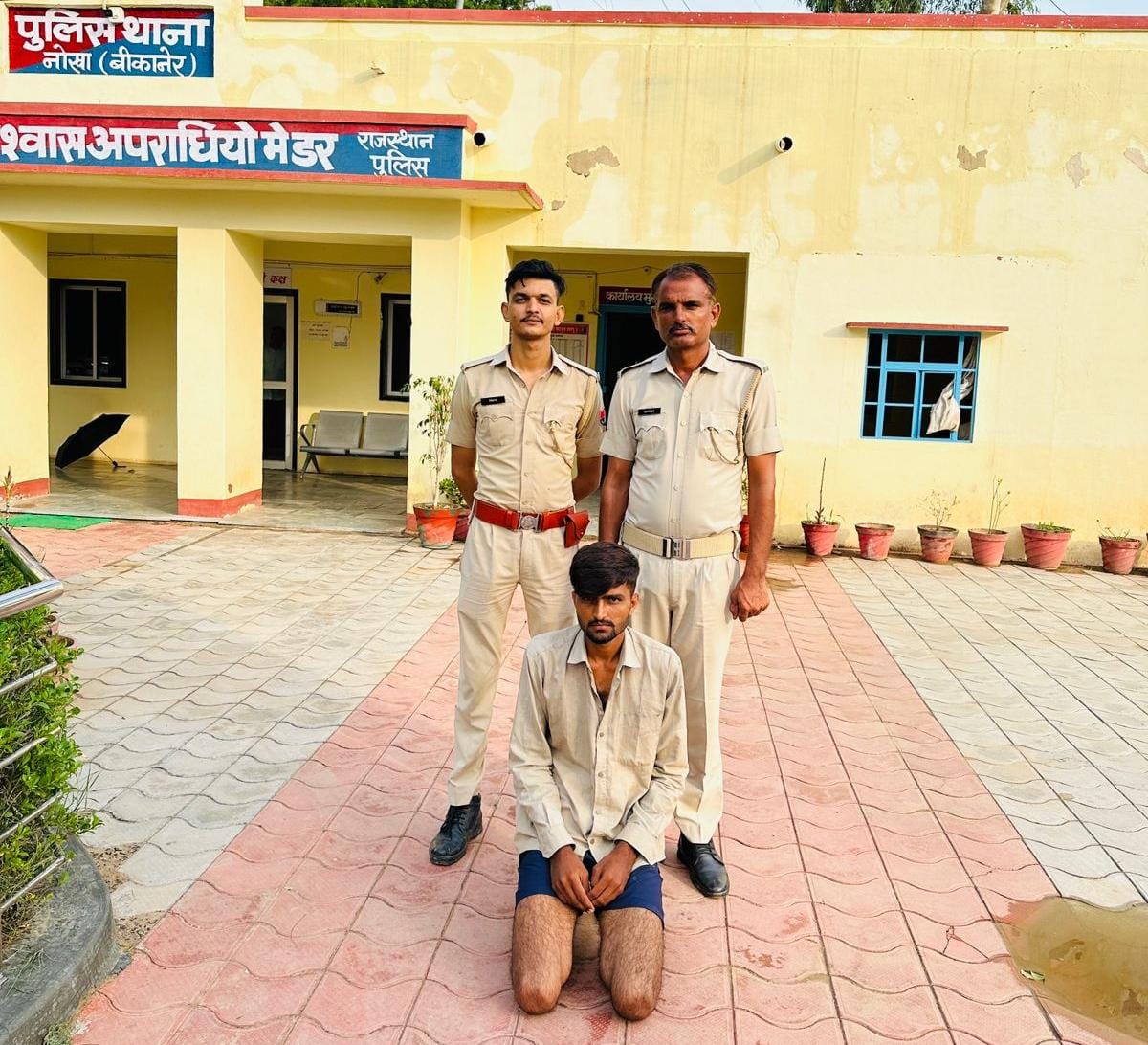 नोखा में ई-मित्र संचालक से लूट का तीसरा आरोपी गिरफ्तार: नागौर के विष्णुनगर से पकड़ा, 2.55 लाख की लूट में दो पहले ही जेल में