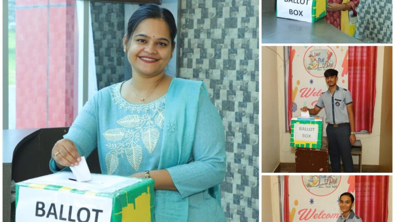नोखा के लव फन लर्न स्कूल में हेड बॉय और हेड गर्ल के चुनाव: हेड बॉय यश, हेड गर्ल बनीं हर्षिता, छात्रों को बैलेट पेपर, बैलेट बॉक्स और मेनिफेस्टो की दी जानकारी