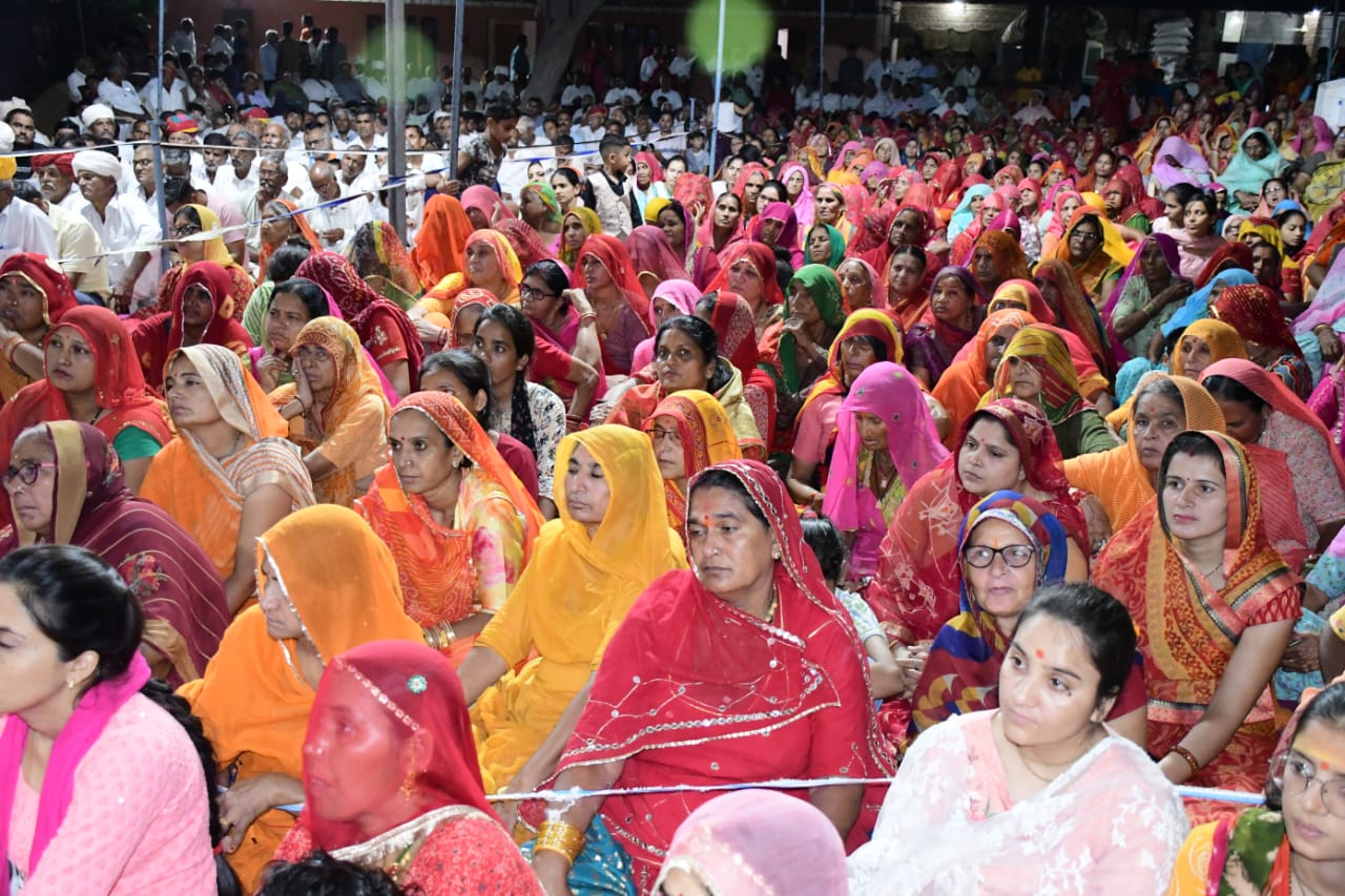 नोखा में संतवाणी कथा: सामूहिक सुंदरकांड का पाठ आज रात्रि में, कल आएंगे क्षमाराम जी महाराज