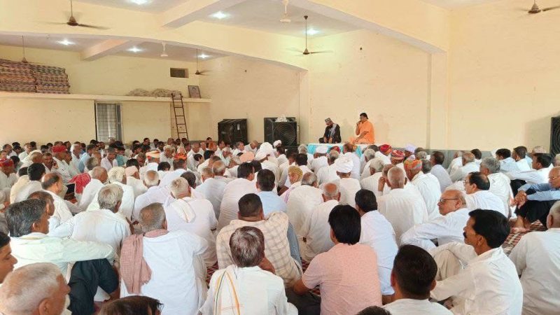 नोखा में किसान नेता जेठाराम डूडी की पुण्यतिथि: धर्मसभा में धर्मगुरुओं और जनप्रतिनिधियों ने दी श्रद्धांजलि, किसानों के लिए किए कार्यों को किया याद