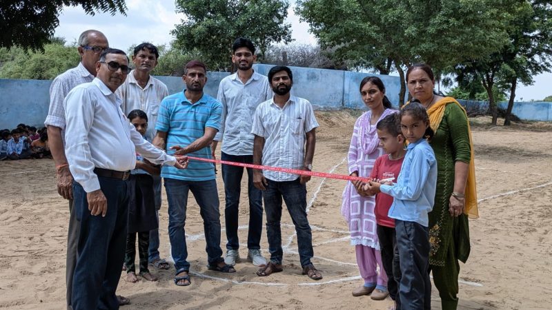 नोखा के राजकीय स्कूल में खेलों का आगाज: 100 मीटर दौड़, जूडो समेत कई खेलों में बच्चे लेंगे जिला स्तर पर हिस्सा
