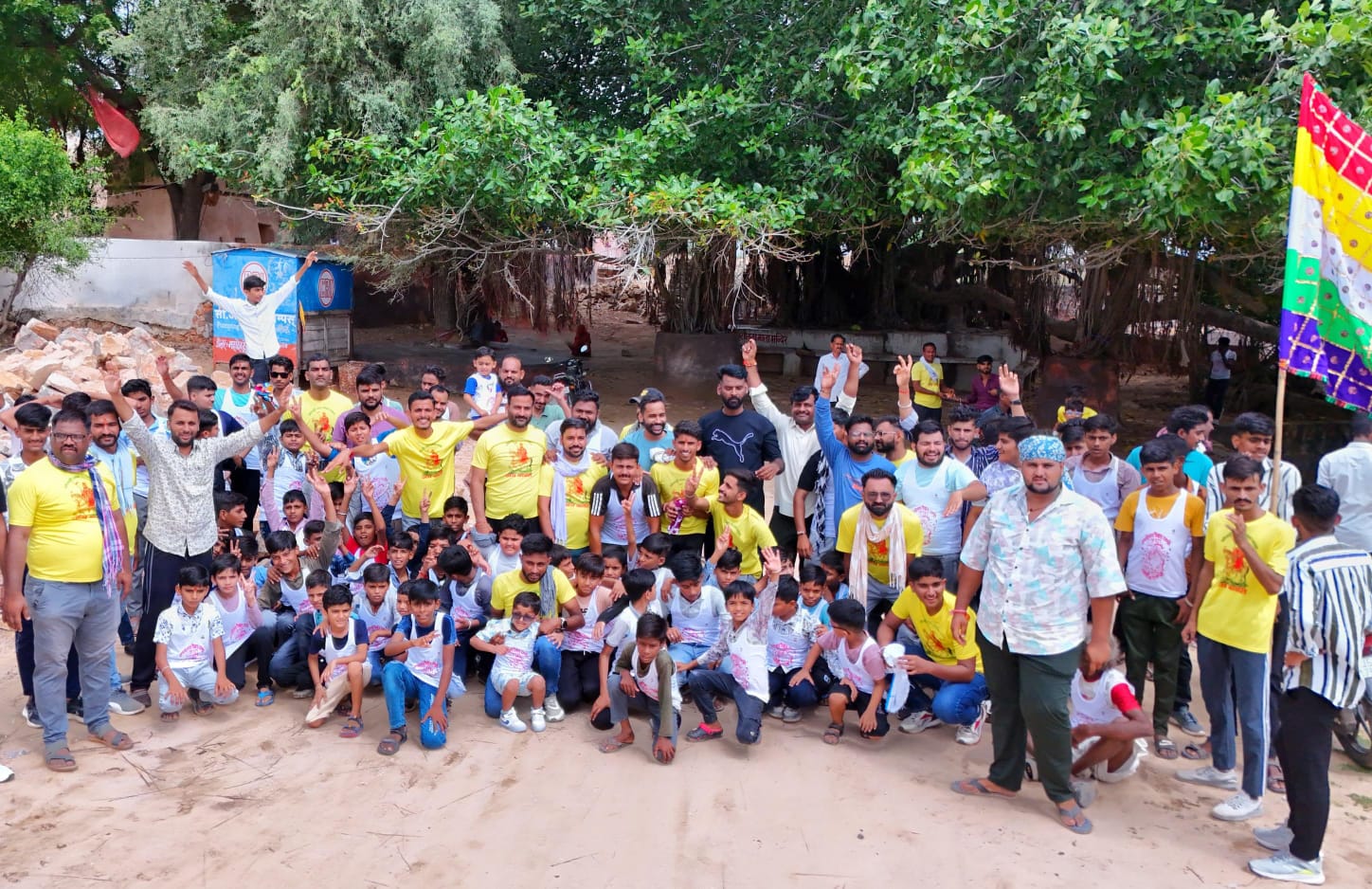 नोखागांव से रामदेवजी की खेजड़ी यात्रा निकली: शिवसंघ की ओर से 20 वीं यात्रा का आयोजन, नृत्य और भजनों के साथ पहुंचे श्रद्धालु